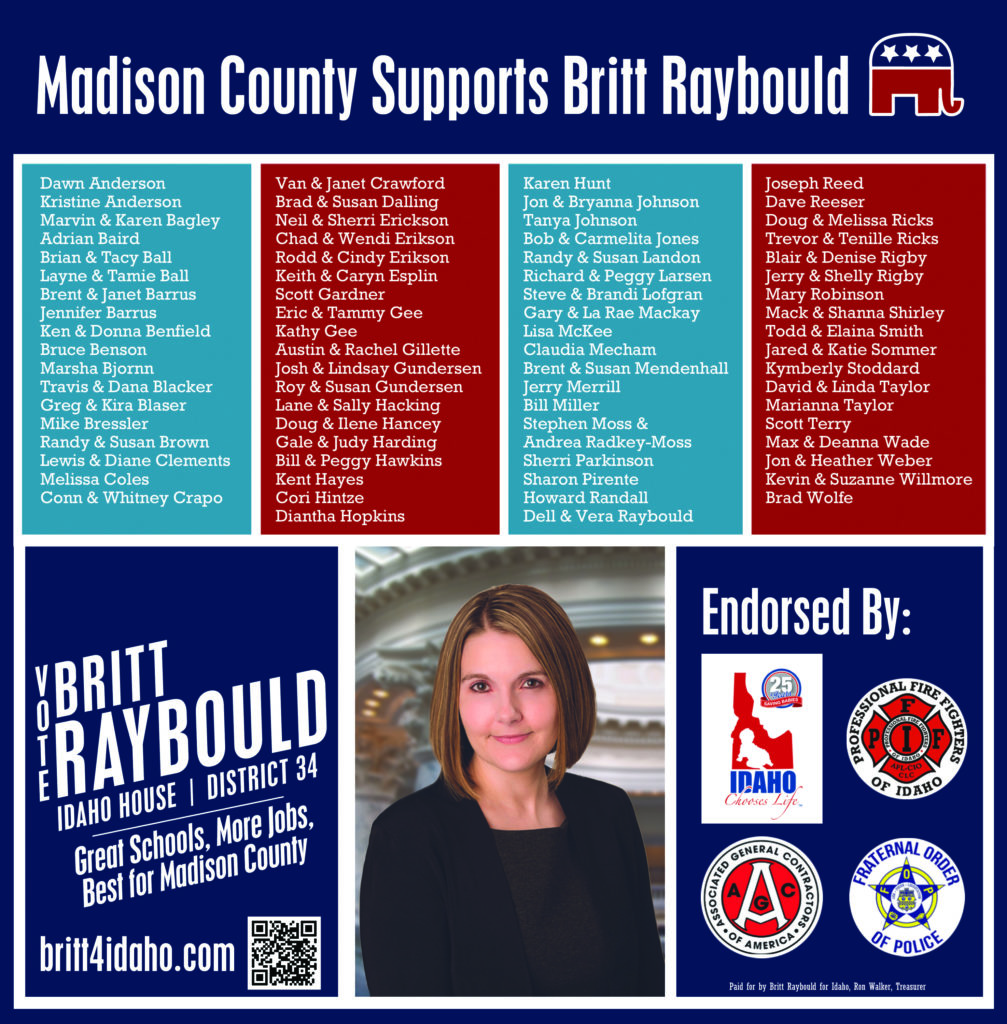 Madison County Supports Britt Raybould